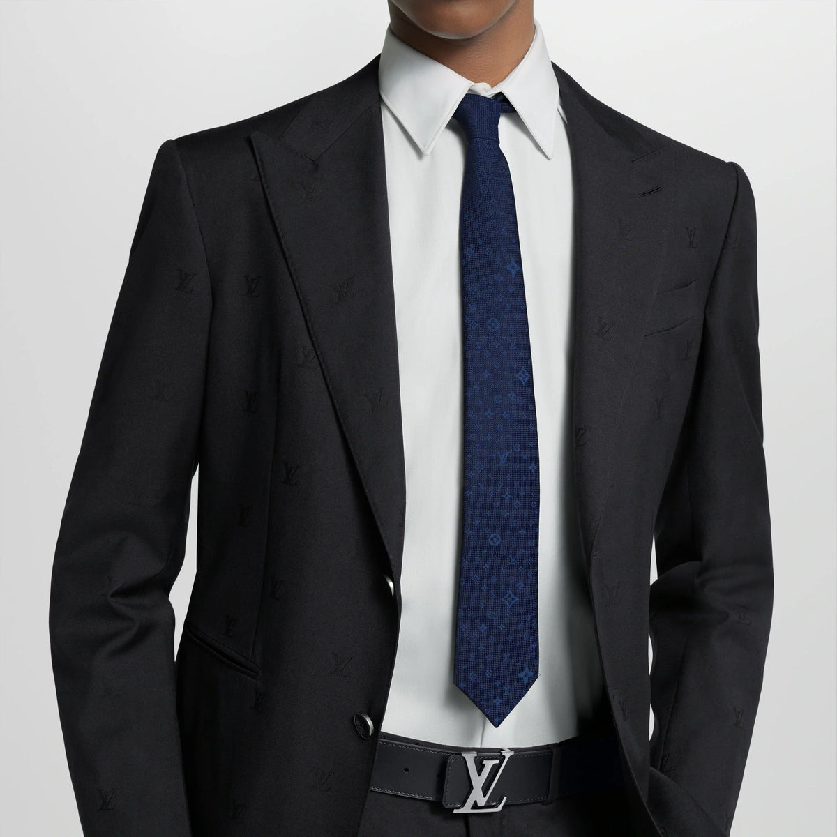Monogram Stars Tie