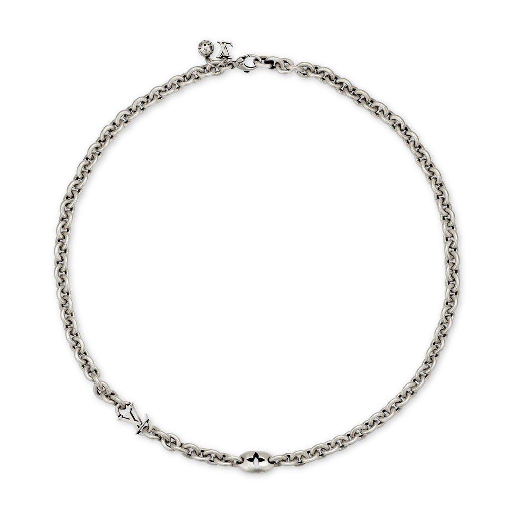 Monogram Flower Necklace