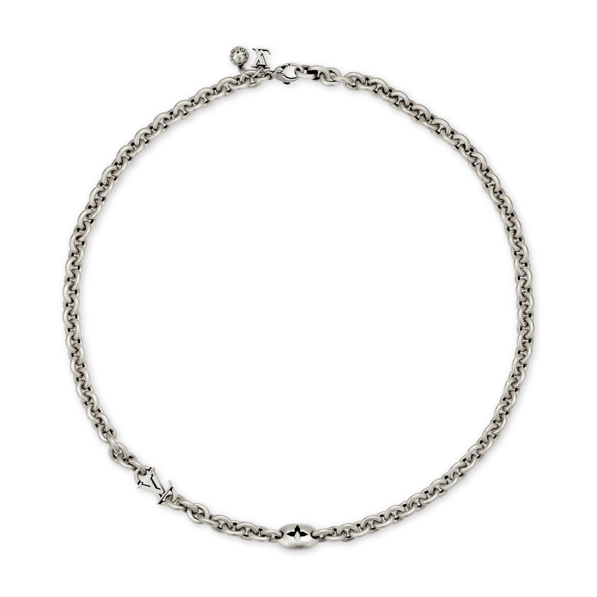 Monogram Flower Necklace