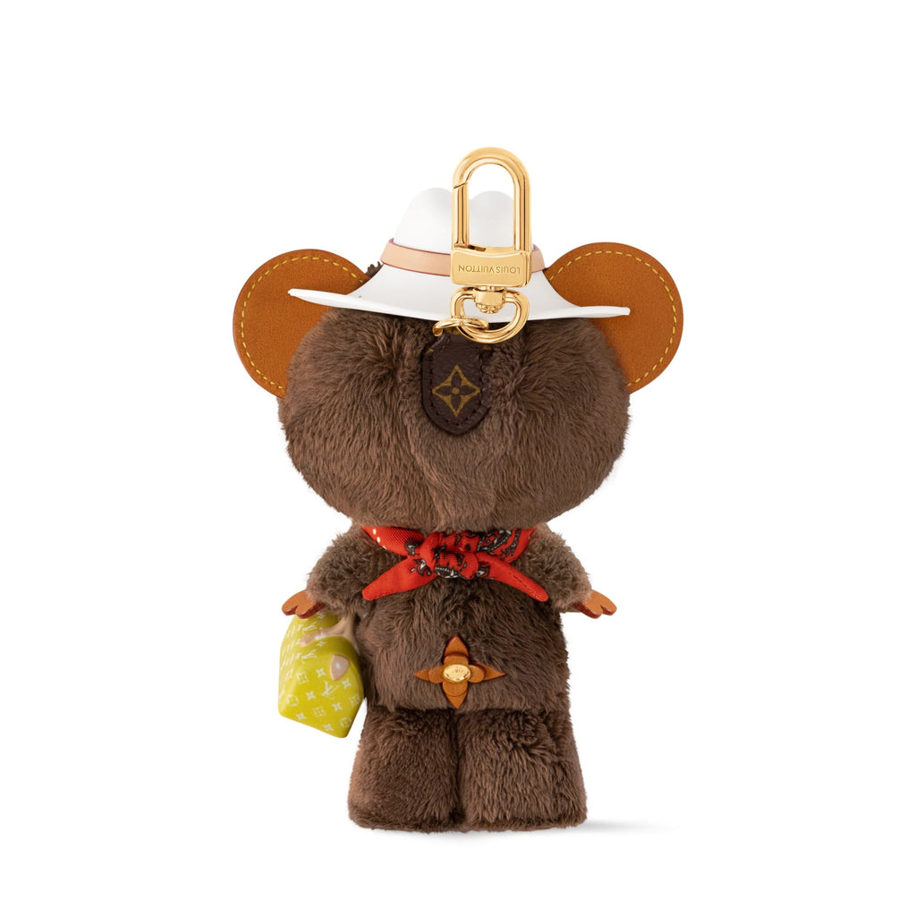 LV Louis Bear Bag Charm