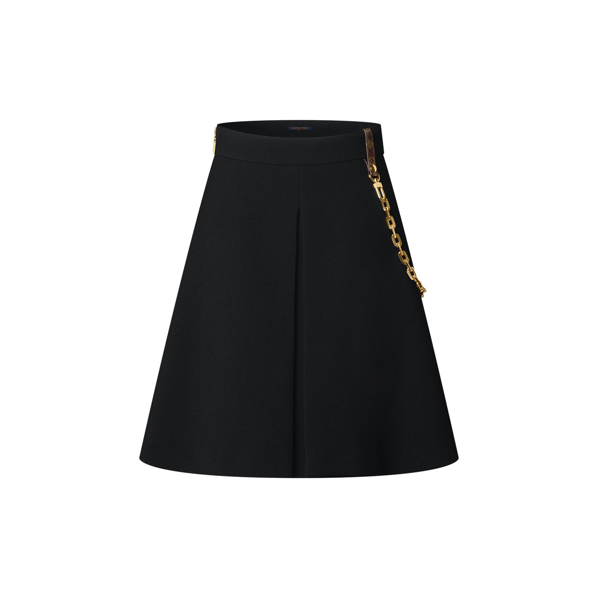 Chain Detail A-Line Mini Skirt