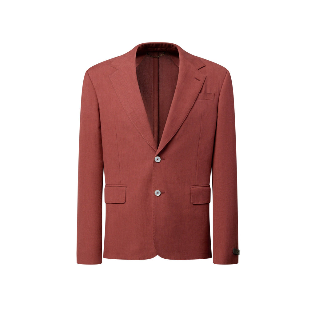 Single-Breasted Linen Jacket