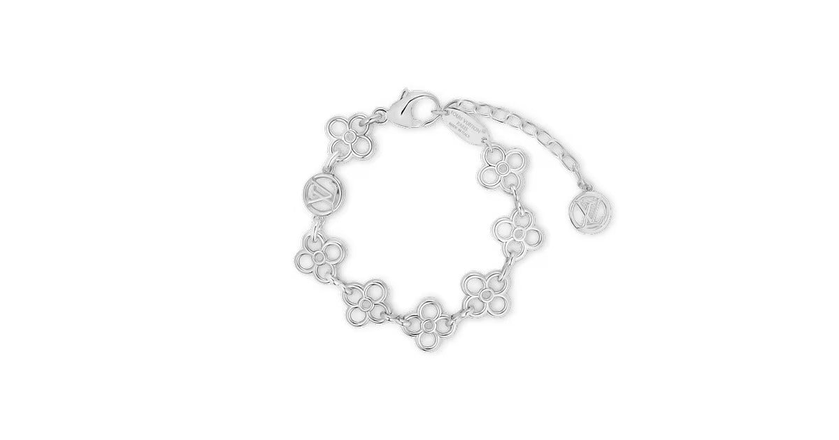 LV Charms Silver Bracelet