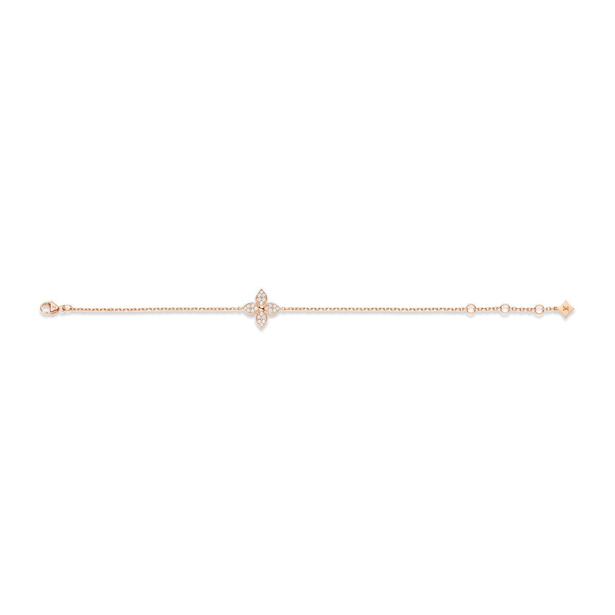 Idylle Blossom Bracelet, Pink Gold And Diamonds