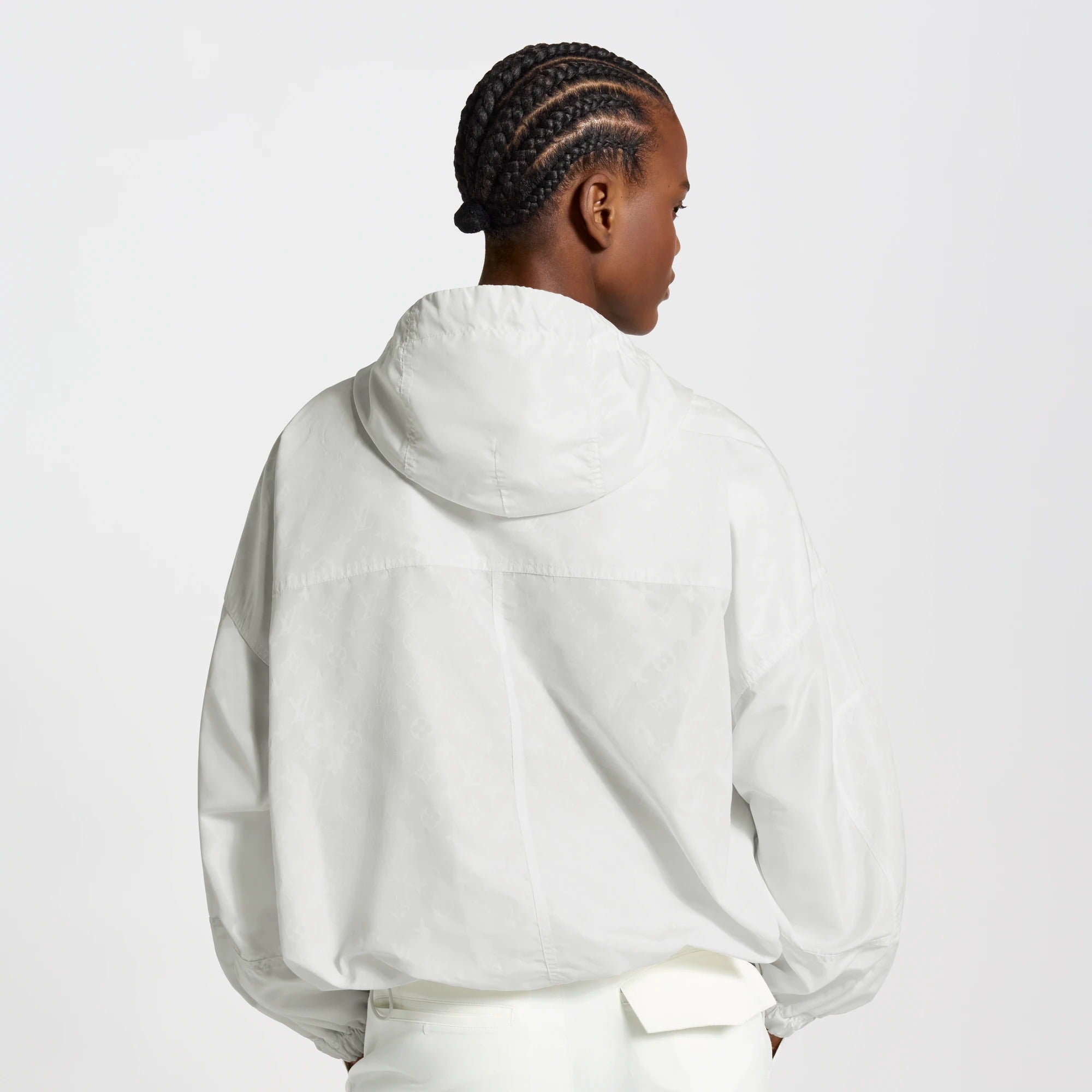 Monogram Accent Hooded Parka