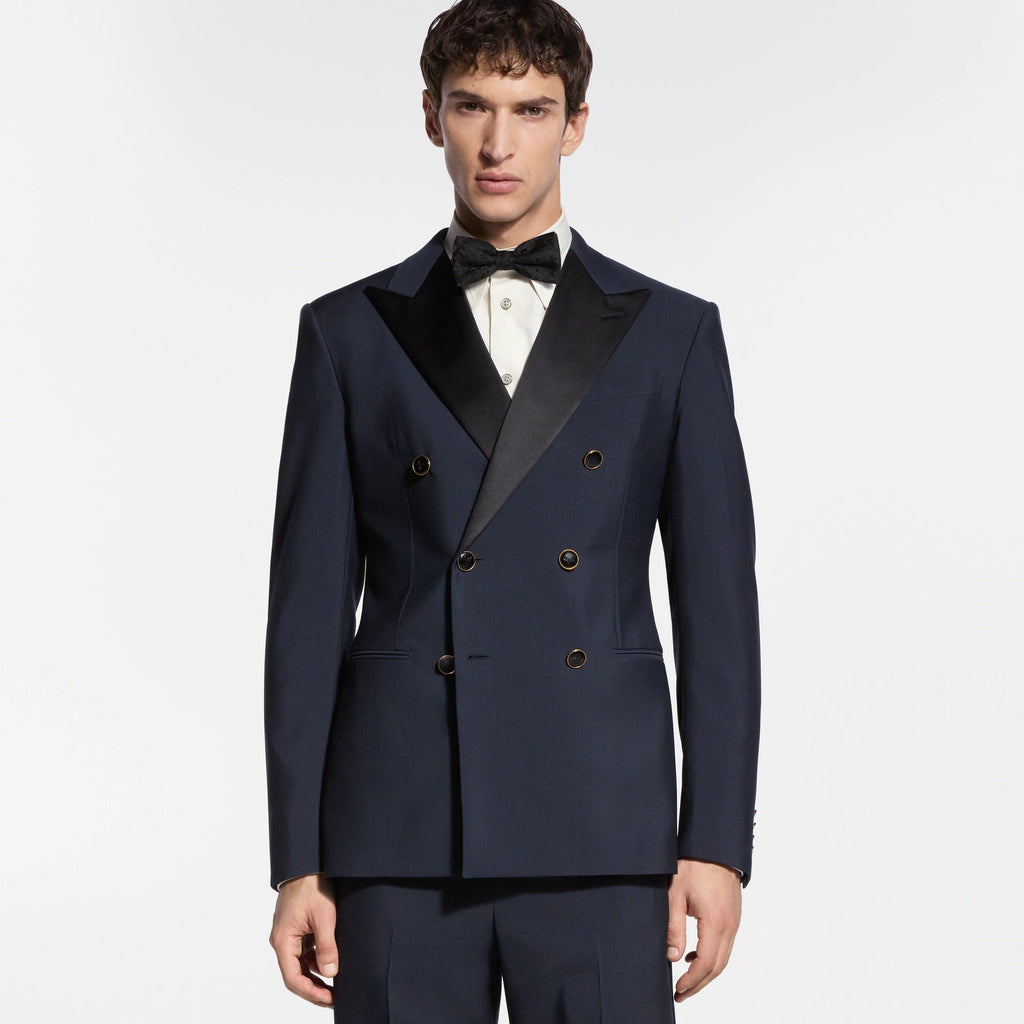 Double-Breasted Tuxedo Jacket