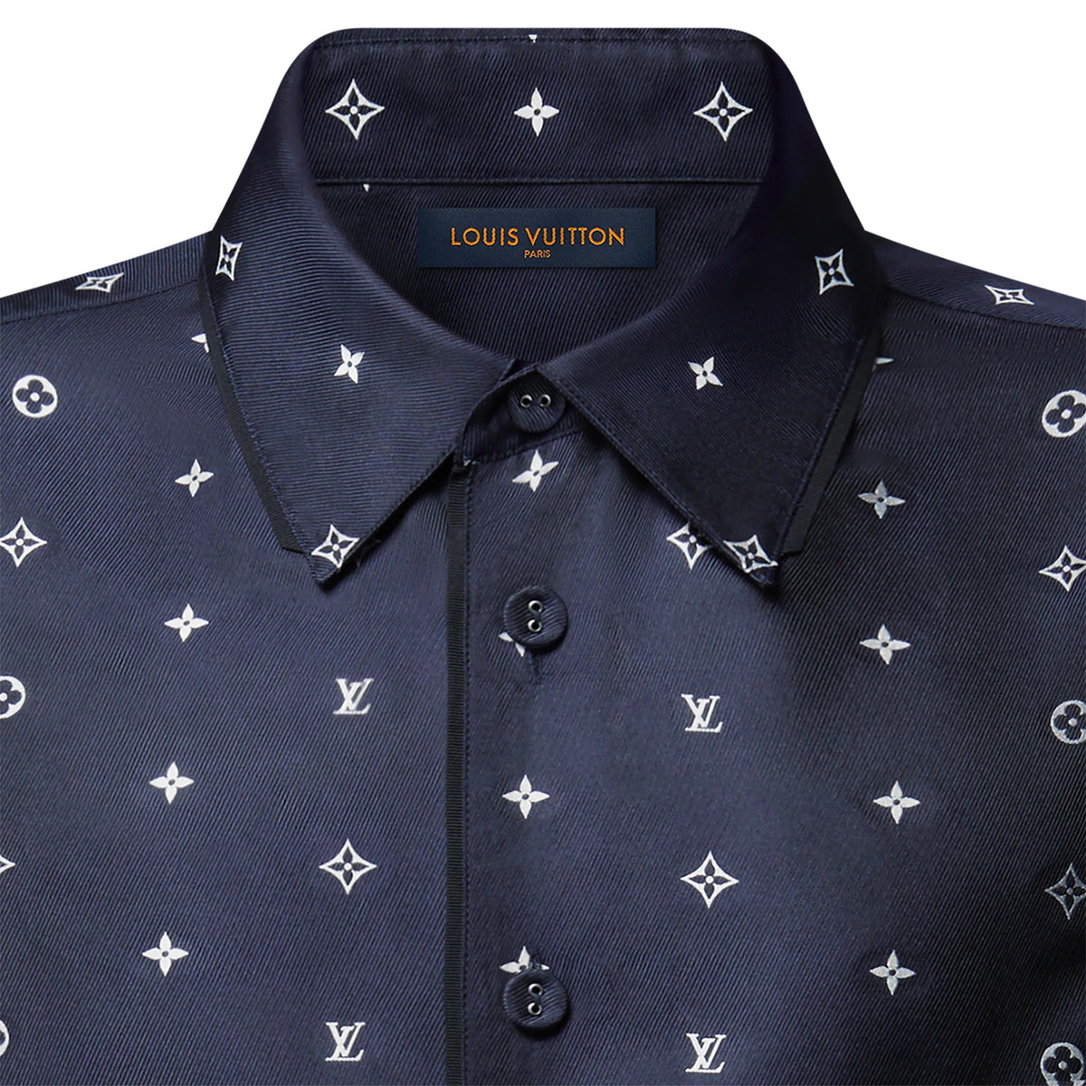 Monogram Silk Pajama Shirt