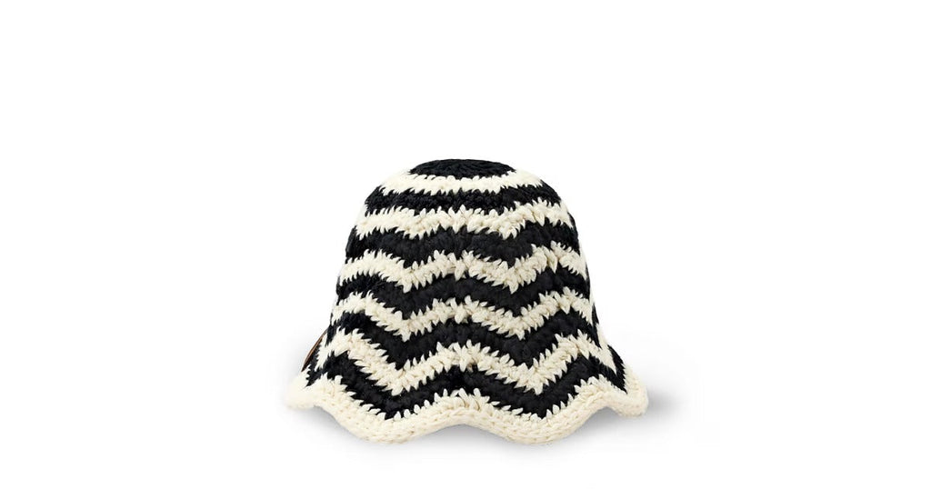 Flower Knit Bucket Hats