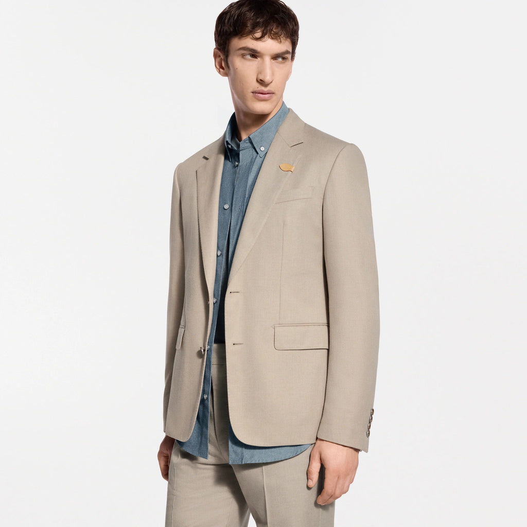 Silk-Cashmere Single-Breasted Gaston Jacket
