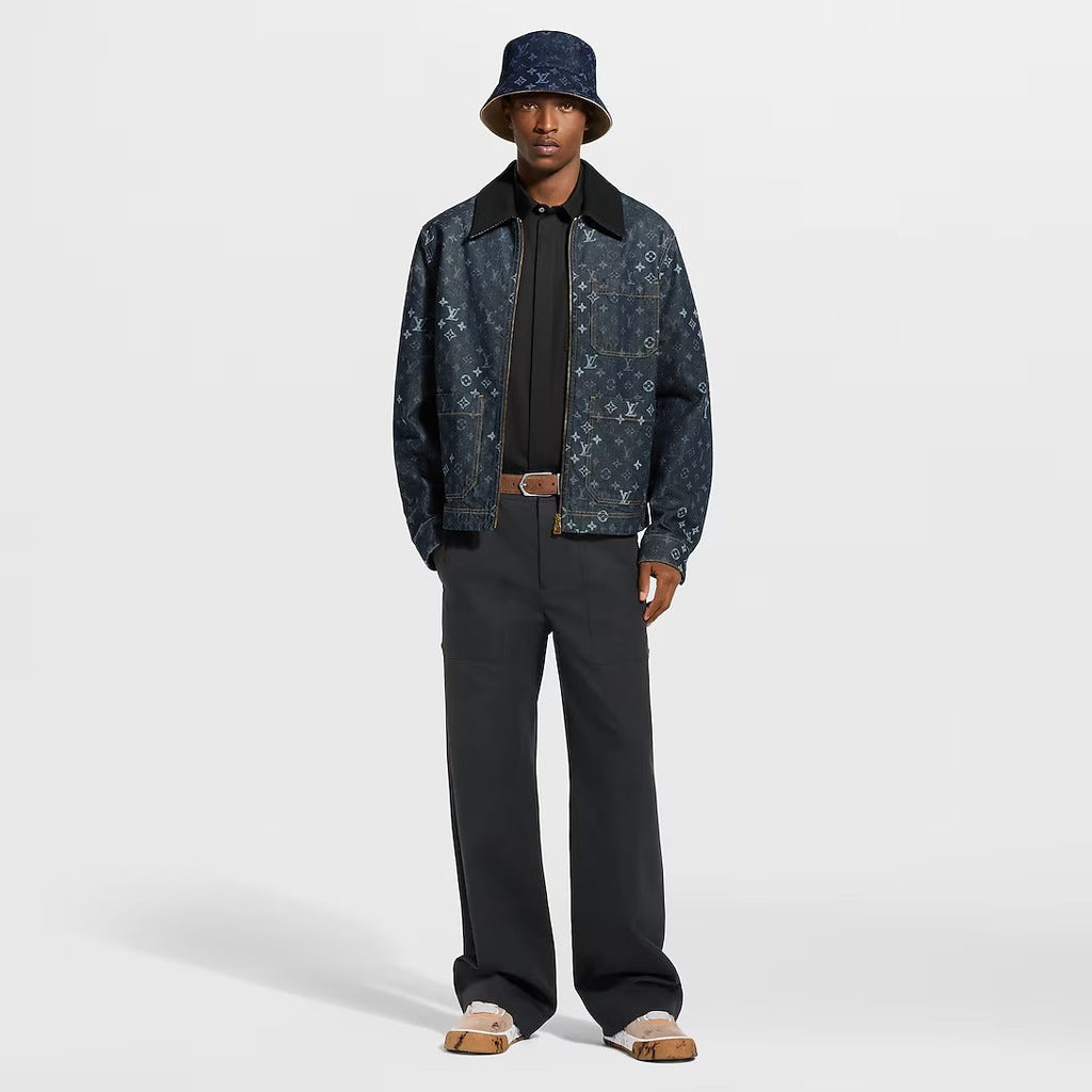 Monogram Denim Workwear Jacket