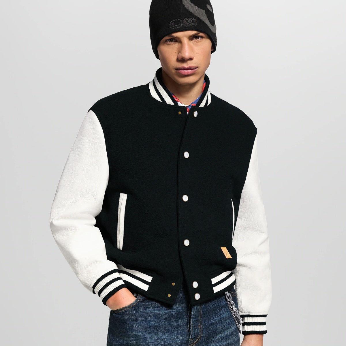 Leather Signature Varsity Jacket