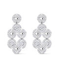 Galaxie Earrings, White Gold and Diamonds