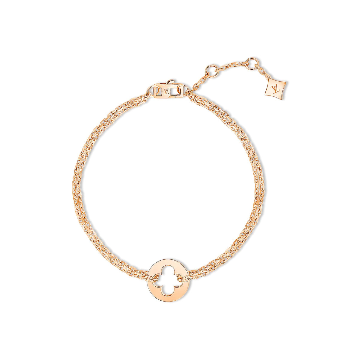 Empreinte Chain Bracelet, Pink Gold