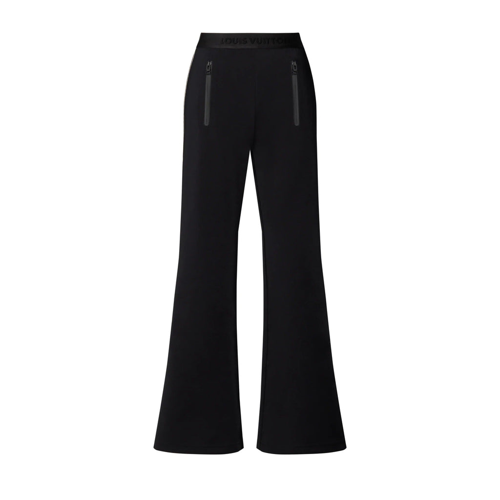 Monogram Accent Flared Pants