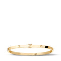 Empreinte Small Bangle, Yellow Gold
