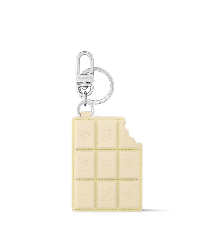 LV Chocolate Bar Key Holder and Bag Charm