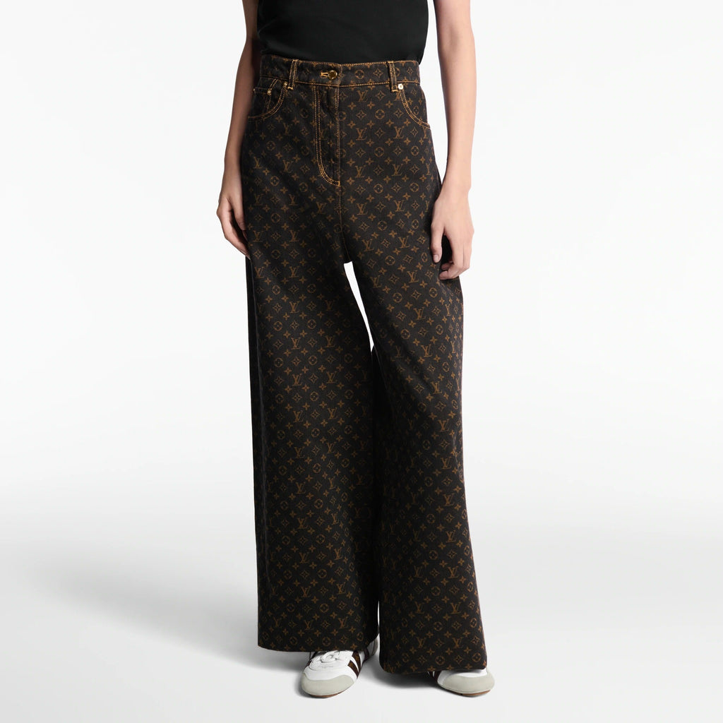 Monogram Straight-Cut Jeans