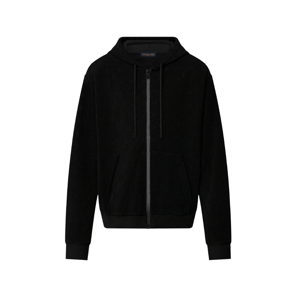 Monogram Terry Zip-Through Hoodie