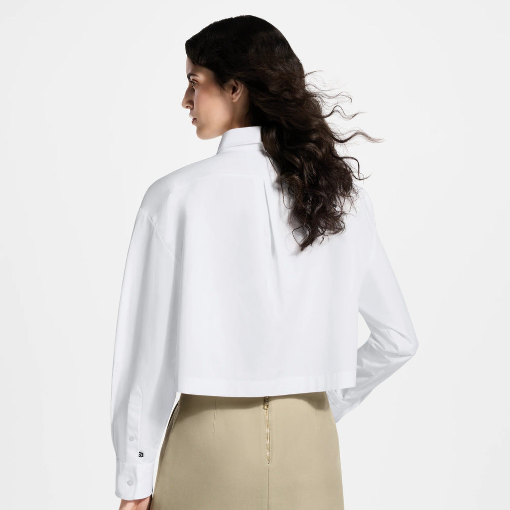 Cropped Bowtie Shirt