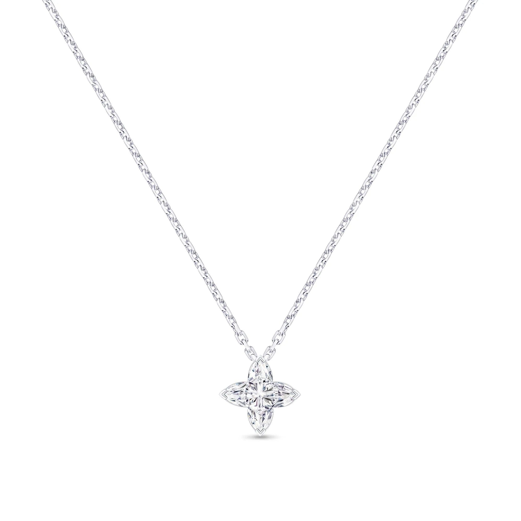 LV Diamonds Pendant, LV Monogram Star cut