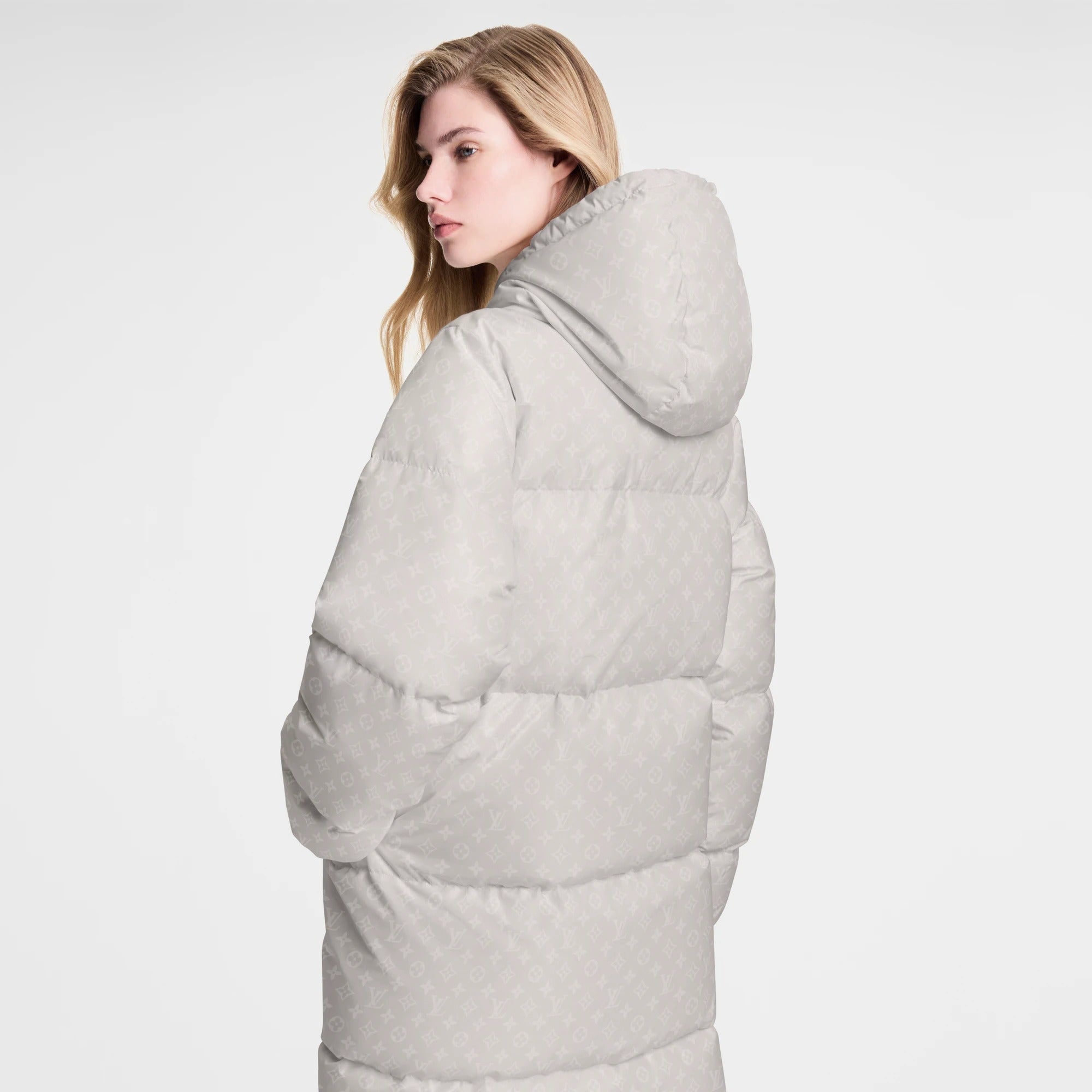 Long Monogram Puffer Jacket