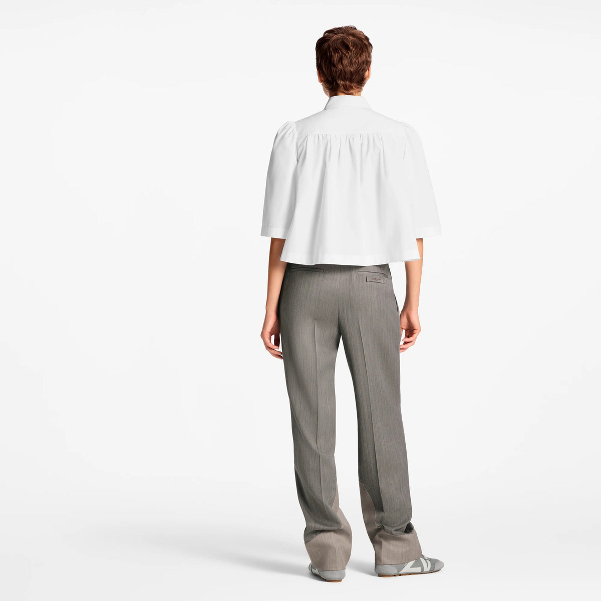 Cropped Flap Pocket Shirt