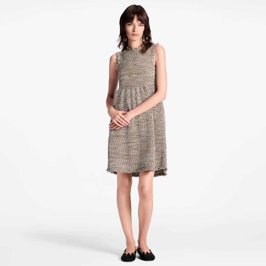 Tweed Knit Mini Dress