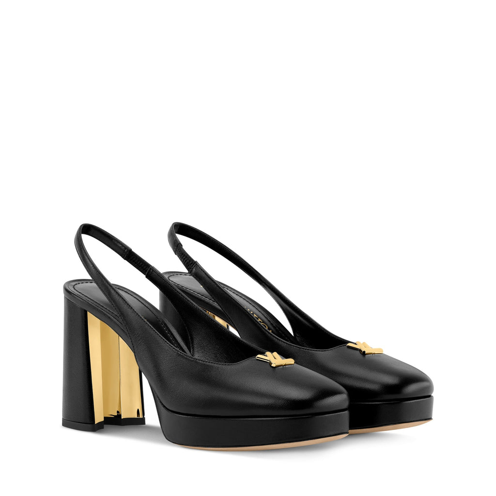 Swing Platform Slingback Pump