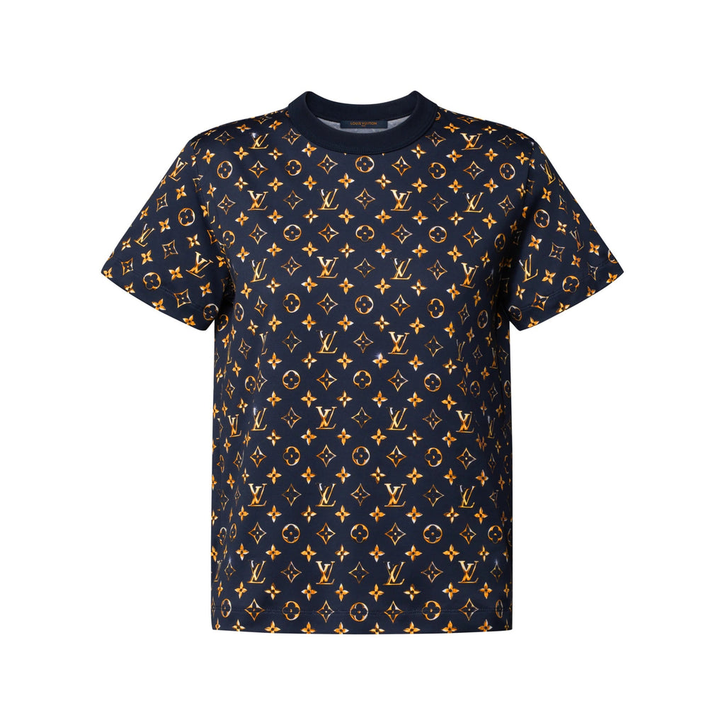 Chrome Monogram Print T-Shirt