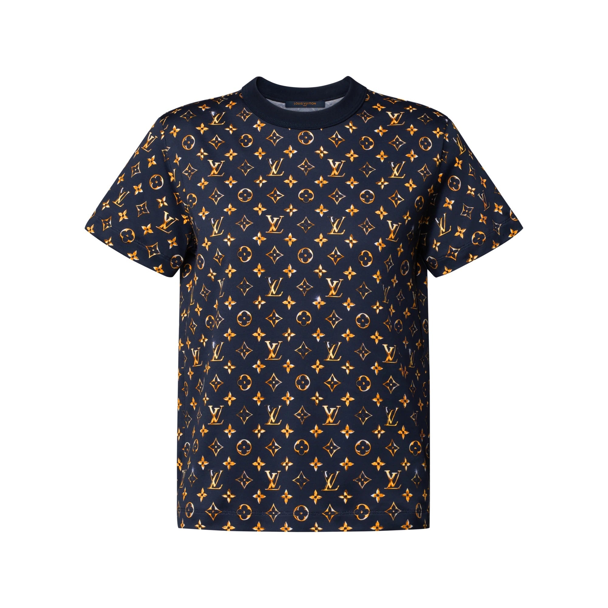 Chrome Monogram Print T-Shirt