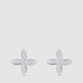 Idylle Blossom Earrings, White Gold & Diamonds