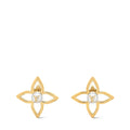 Pearly Flower Stud Earrings
