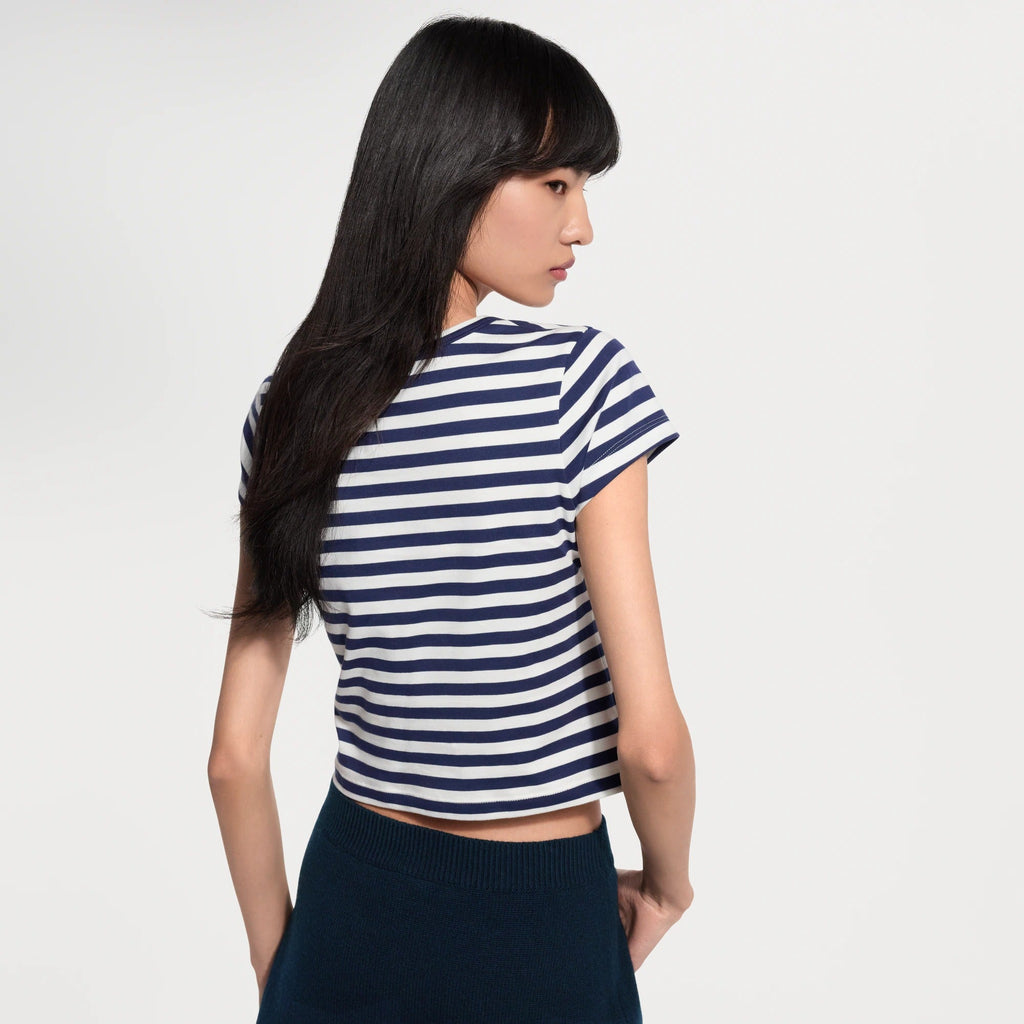 Striped Fitted T-Shirt