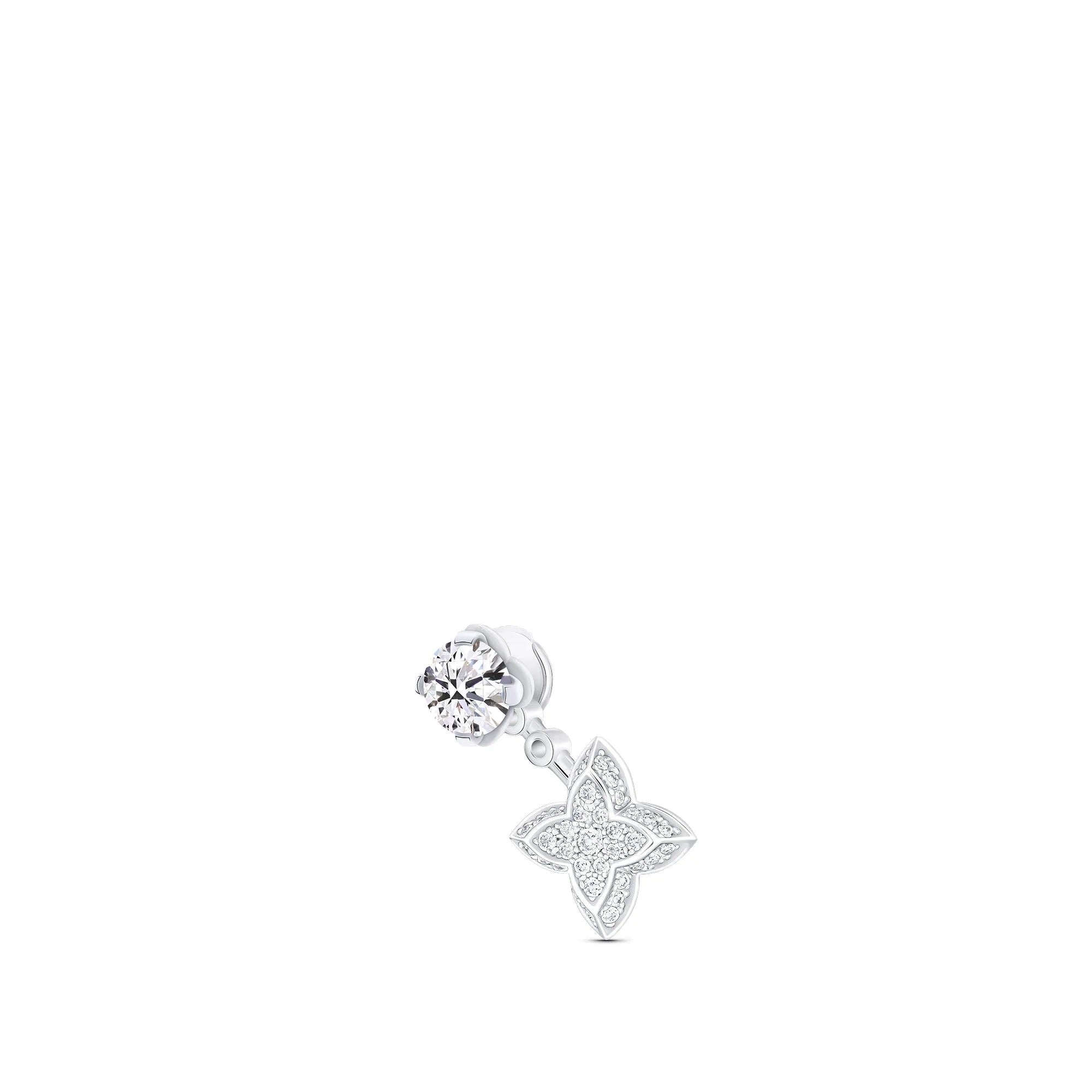 LV Diamonds Double Stud, Round Brilliant cut - per unit