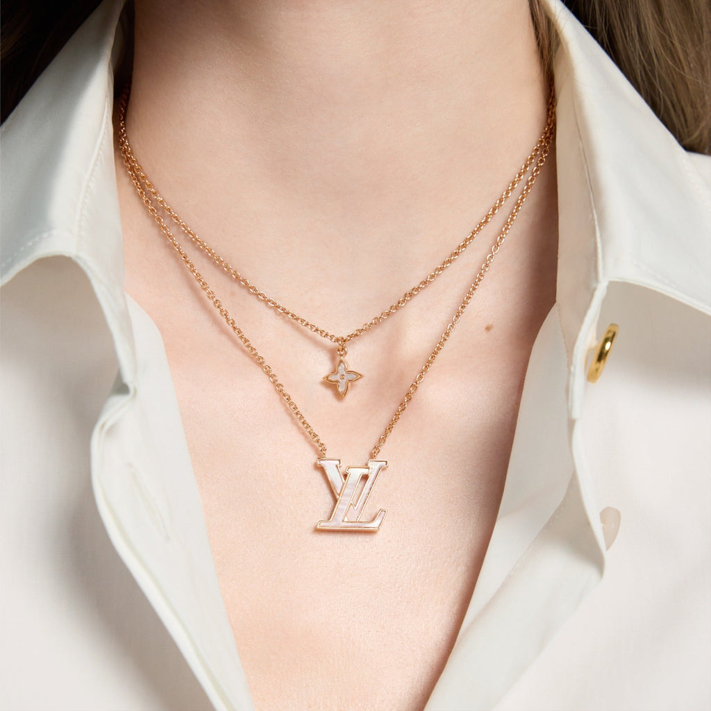 Lady LV Pearlescent Necklace