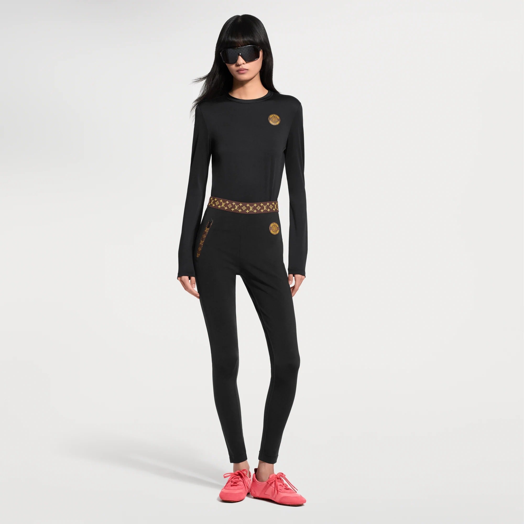 Monogram Accent Leggings
