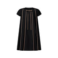Monogram Accent Trapeze Dress