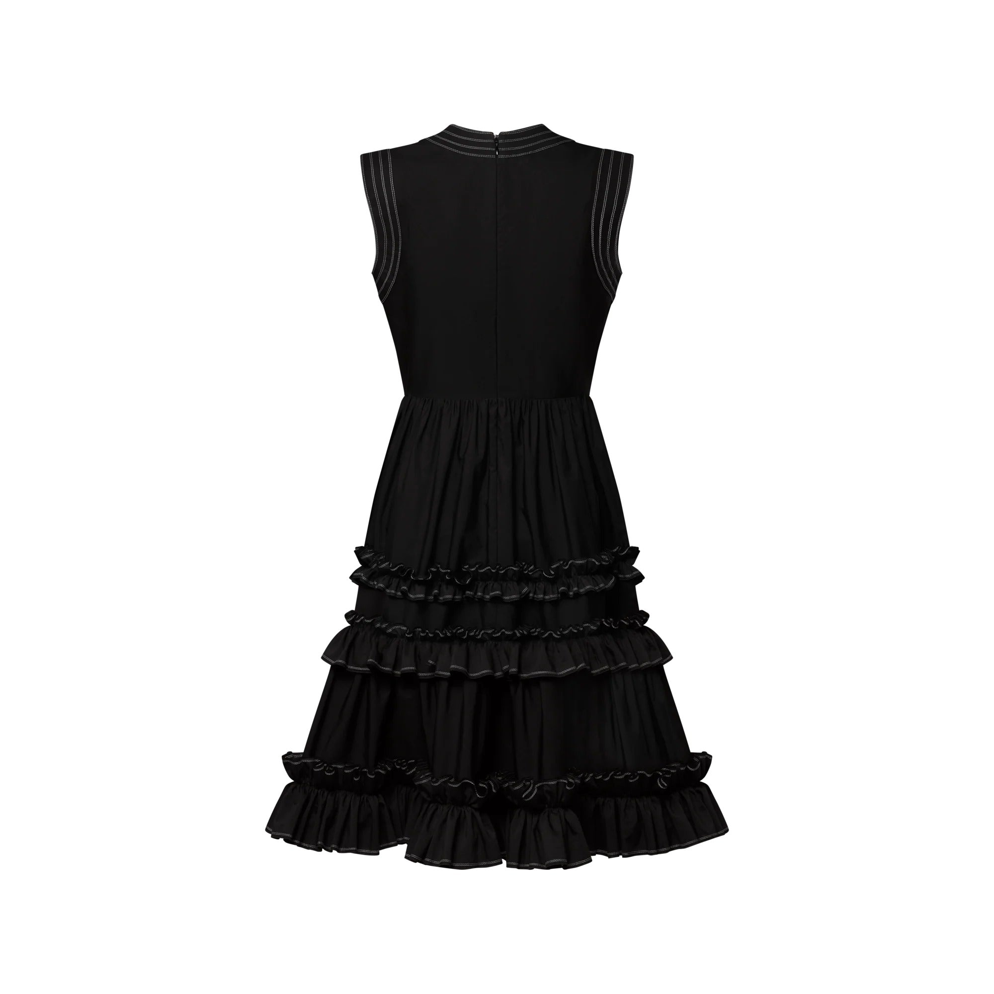 Ruffle Trim Dress