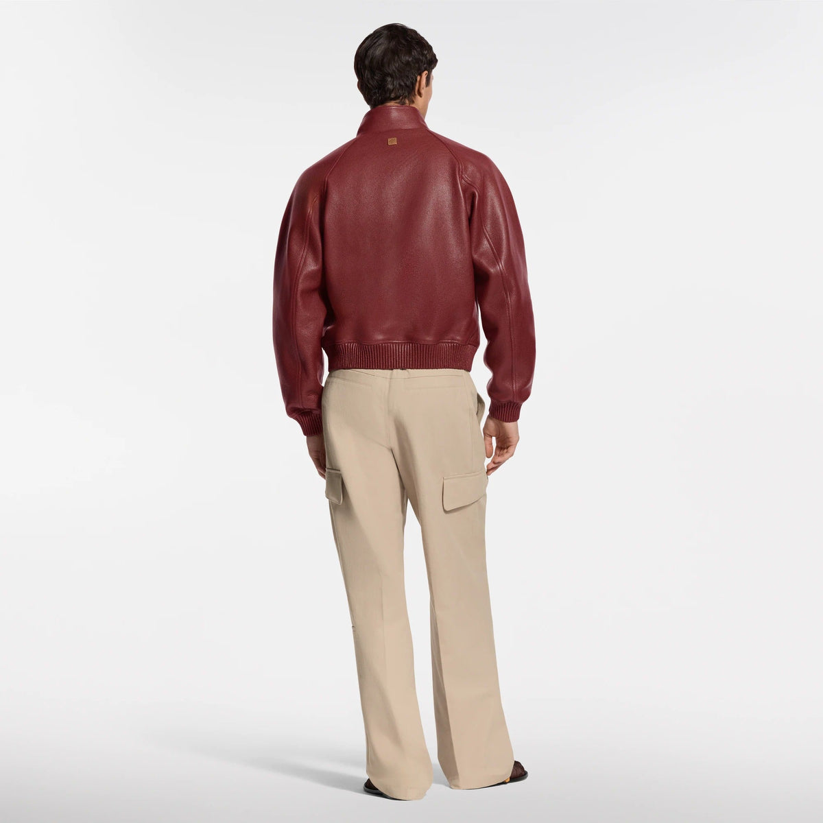 Grained Leather Jacket