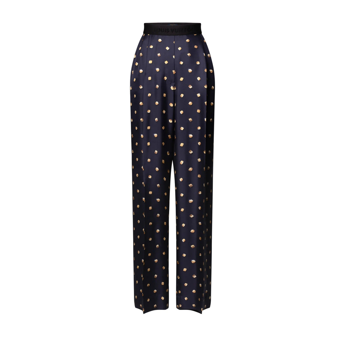 LV Cube Tailored Wide-Leg Pants