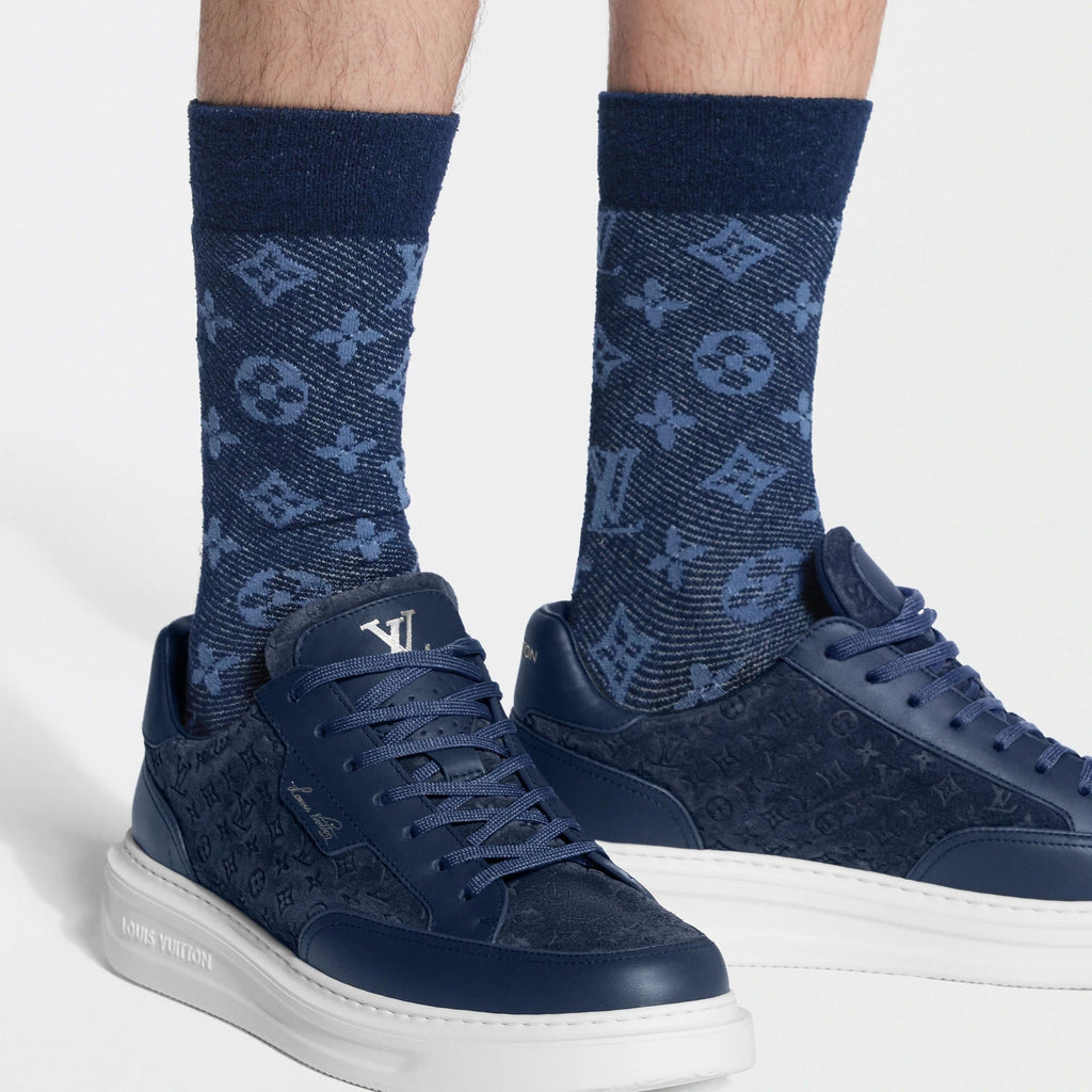 Monogram Denim Icon Socks