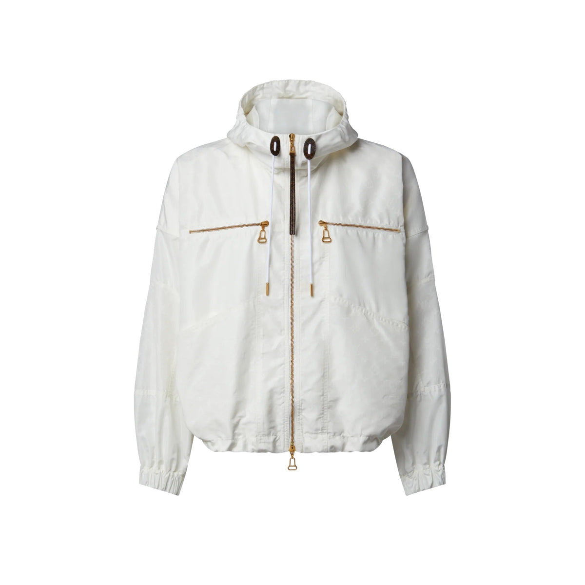 Monogram Accent Hooded Parka