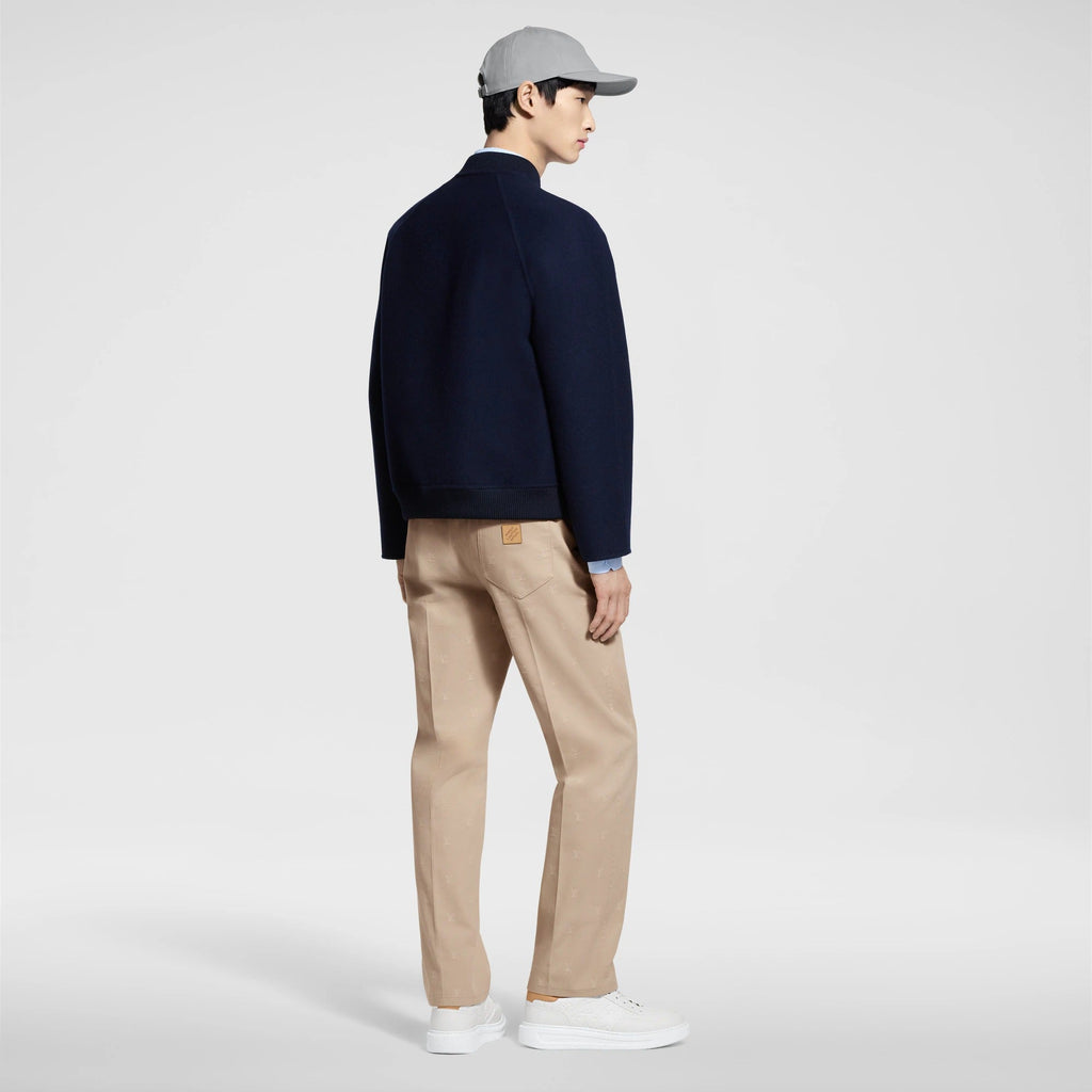 LV Blason Cotton Jacquard Chino Pants