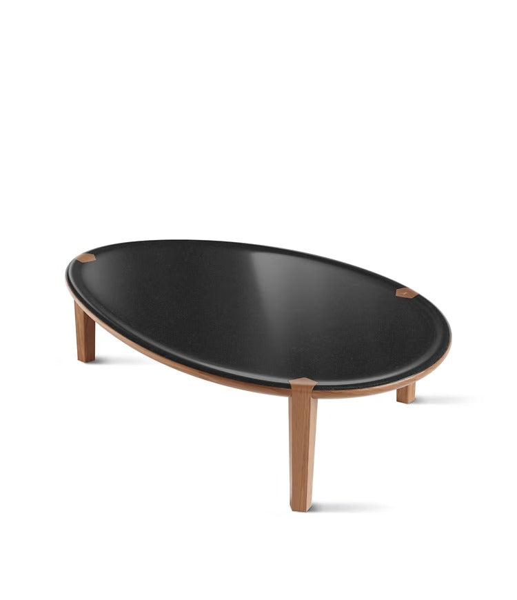 Aqua Coffee Table High - Black Granite
