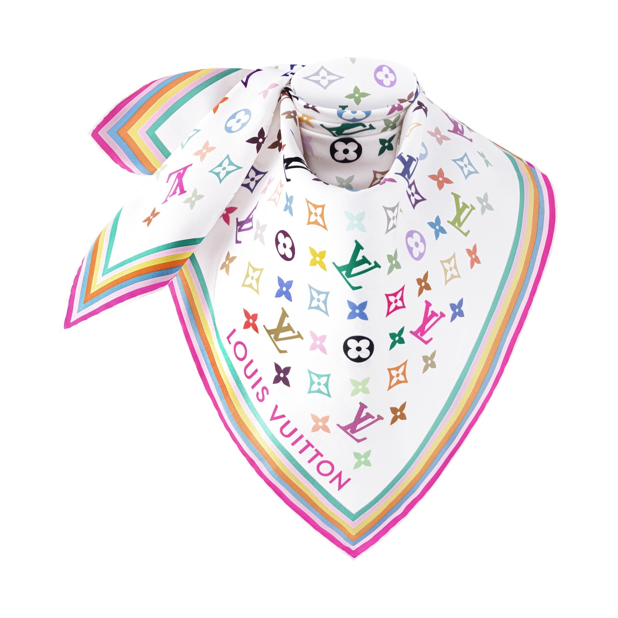 LV x TM Monogram Multicolor Square 90