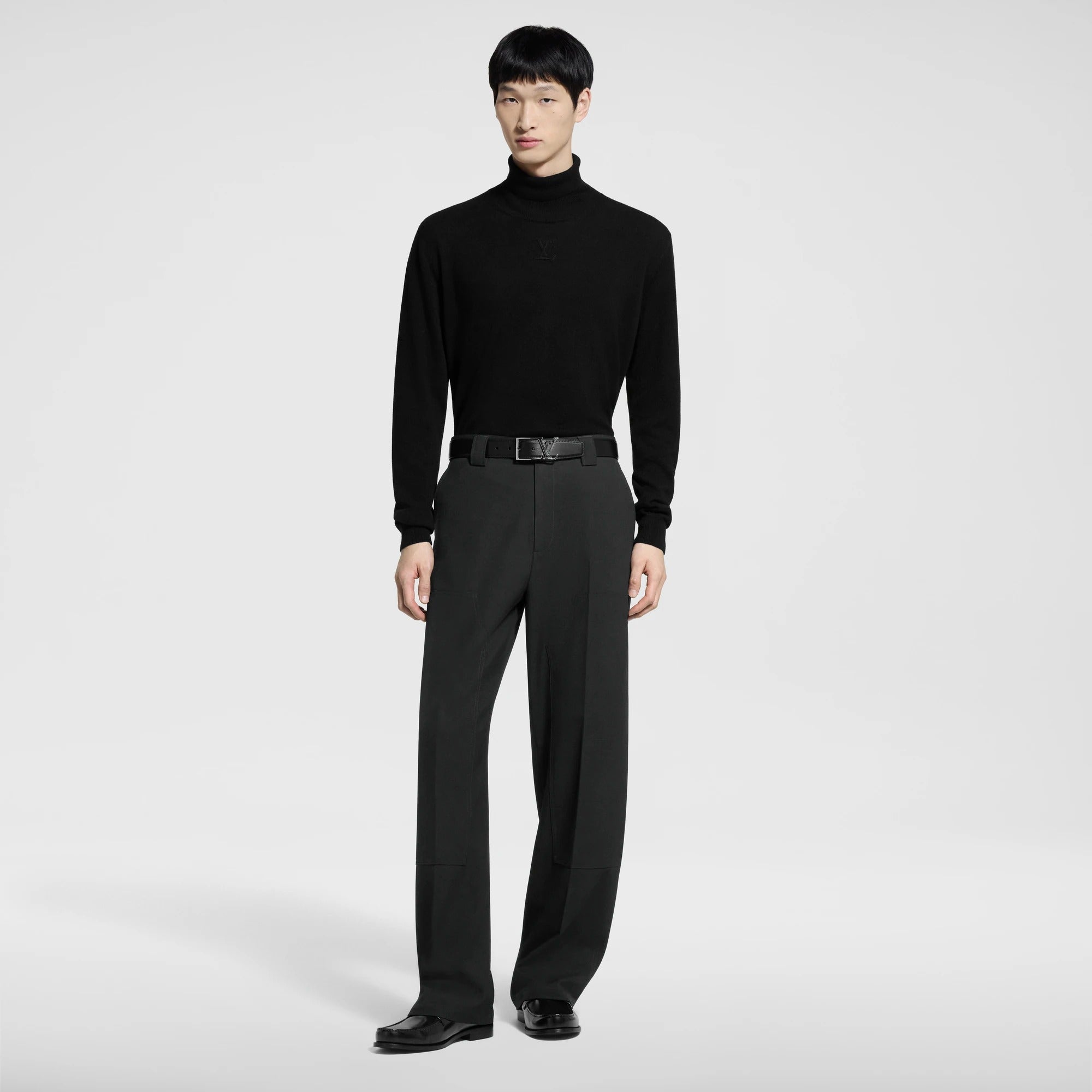 LVSE LV Embossed Turtle Neck