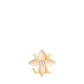 Idylle Blossom Reversible Stud, Pink And Yellow Gold And Diamond - Per Unit