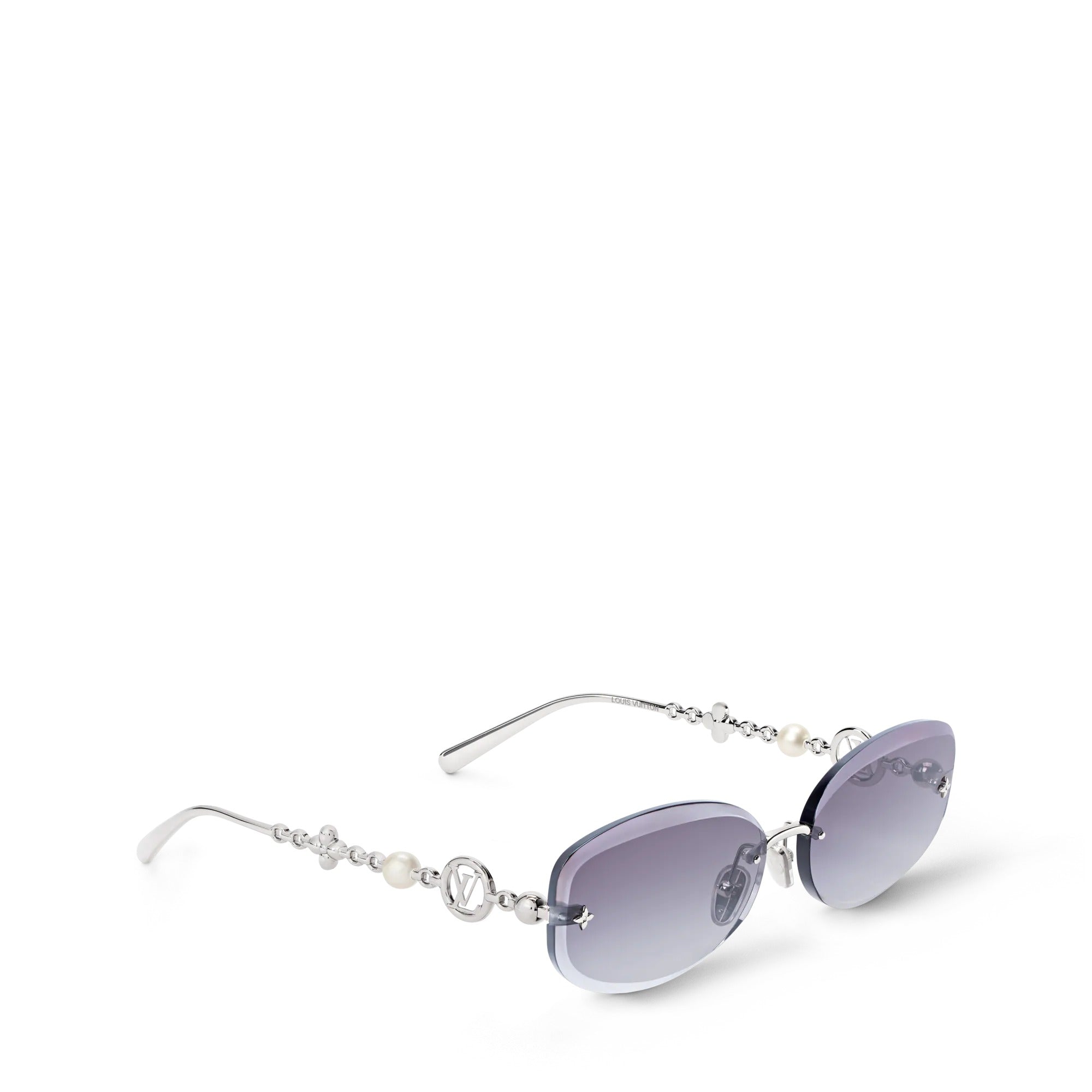 LV Jewel Pearl Oval Sunglasses