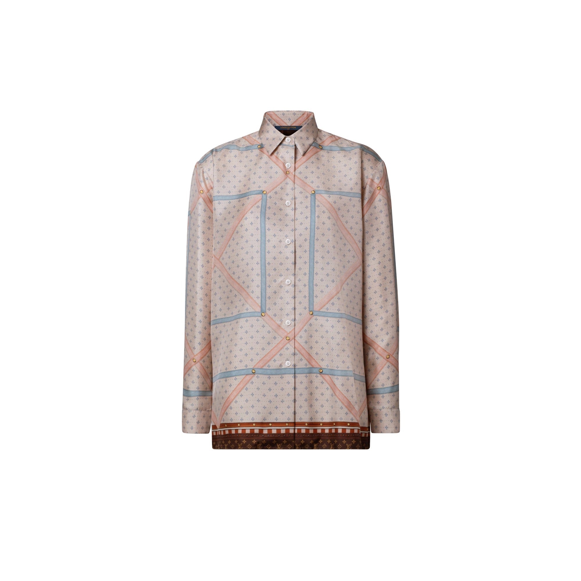 Trunk Print Silk Shirt