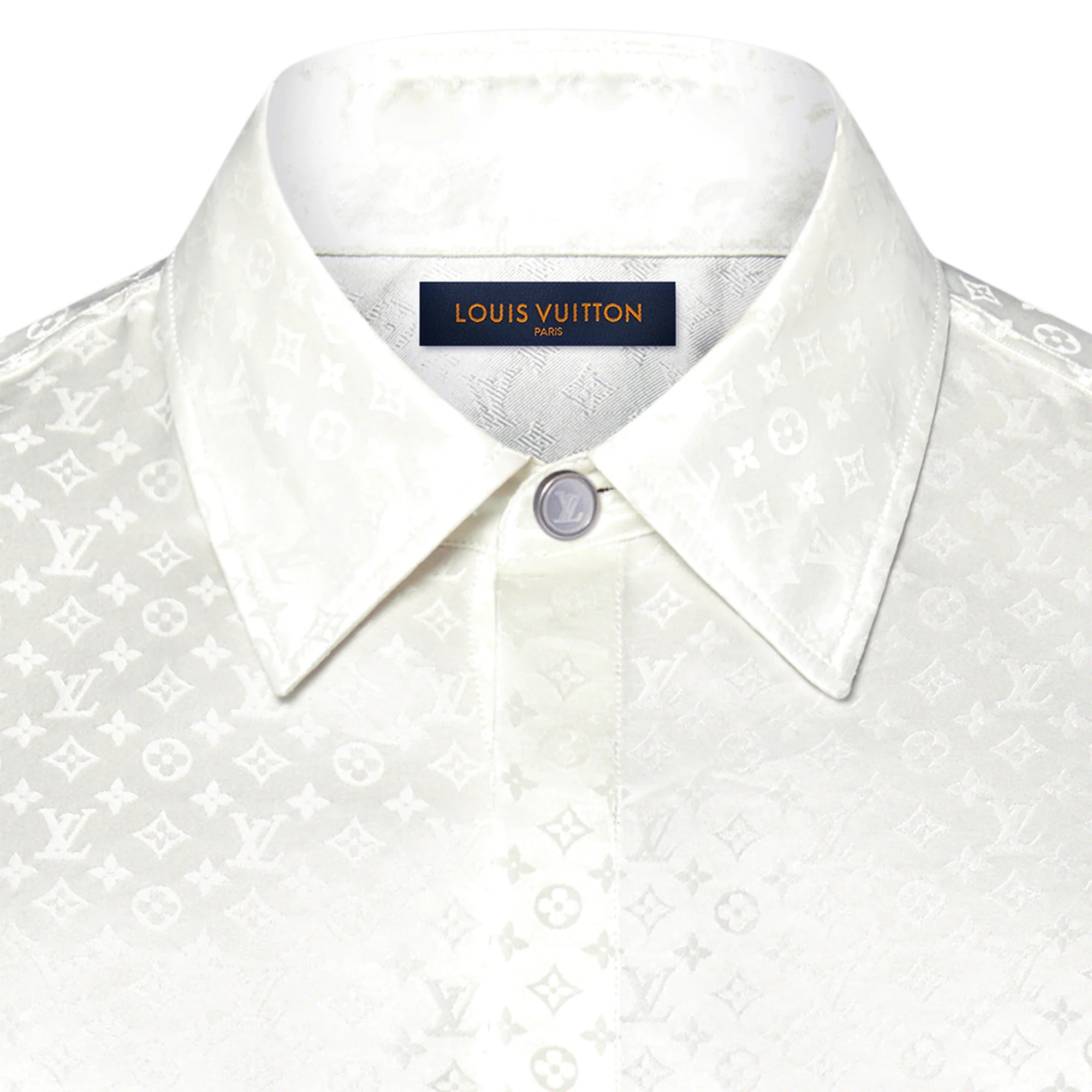 Mini Monogram Silk Evening Shirt